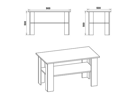 Стол журнальный Мадрид-2, Цвет столешницы: Ольха - фото 4