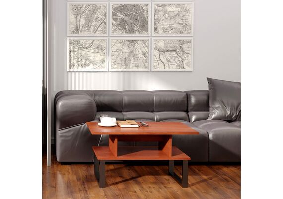 Стол журнальный Лофт-2, Цвет столешницы: Венге - фото 3