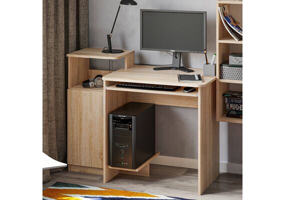 Стол компьютерный СКМ-2, Цвет столешницы: Бук - фото 2