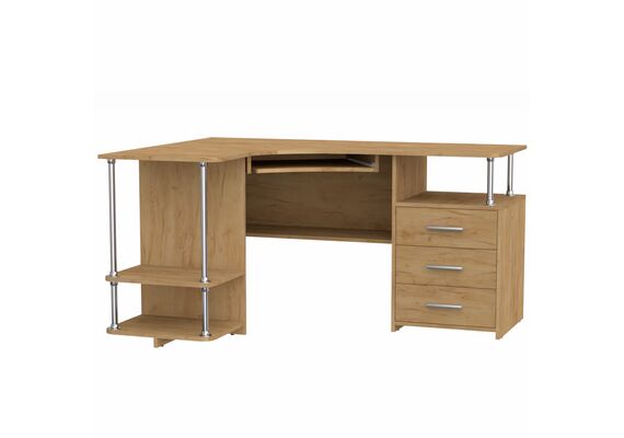 Стол компьютерный СУ-4, Цвет столешницы: Дуб Крафт золотой 