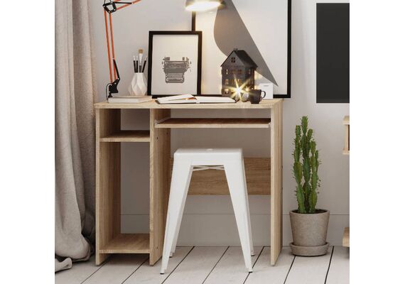 Стол компьютерный СКМ-12, Цвет столешницы: Дуб Крафт золотой - фото 2