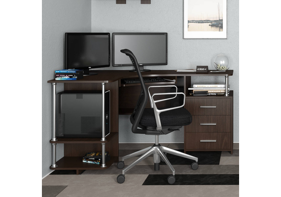 Стол компьютерный СУ-4, Цвет столешницы: Дуб Крафт золотой - фото 2