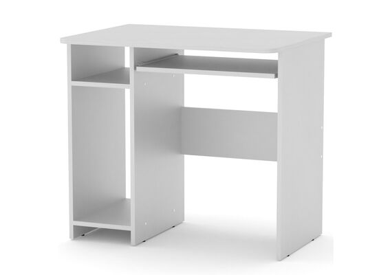 Стіл комп'ютерний СКМ-12, Колір стільниці: Німфея Альба 