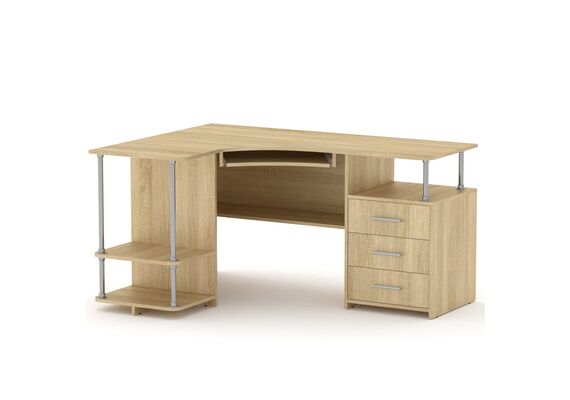 Стол компьютерный СУ-4, Цвет столешницы: Дуб сонома 