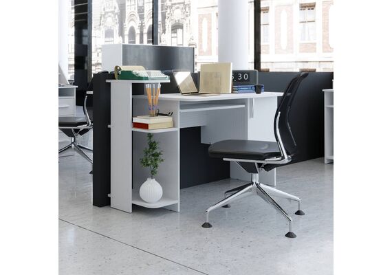 Стол компьютерный СКМ-3, Цвет столешницы: Нимфея Альба - фото 2