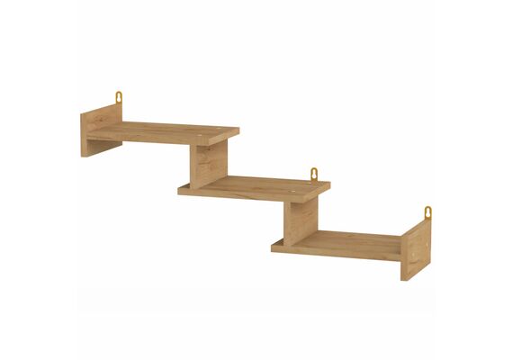 Полиця настінна П-14, Колір: Дуб Крафт золотий 