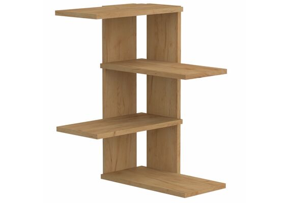 Полиця настінна кутова П-17, Колір: Дуб Крафт золотий 