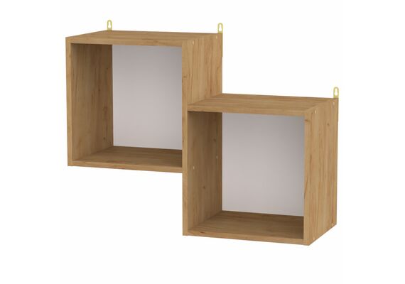 Полиця настінна П-2, Колір: Дуб Крафт золотий 