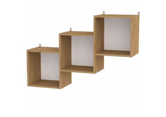 Полка настенная П-3, Цвет: Дуб Крафт золотой - фото 2