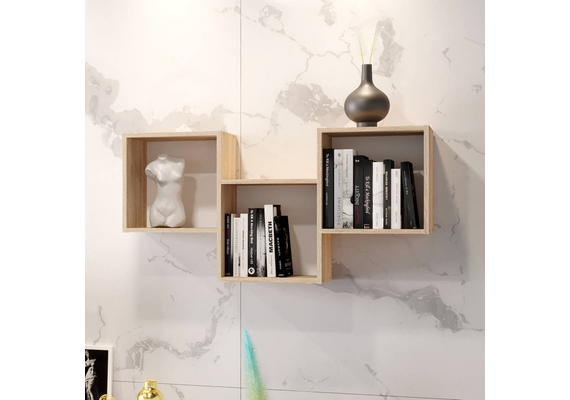 Полиця настінна П-3, Колір: Дуб сонома - фото 4