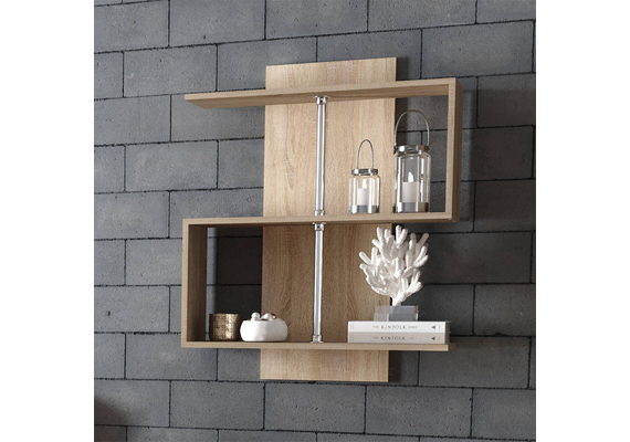 Полка навесная П-8, Цвет: Яблоня - фото 2