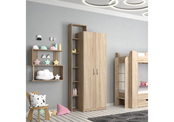 Полиця настінна П-12, Колір: Яблуня - фото 3