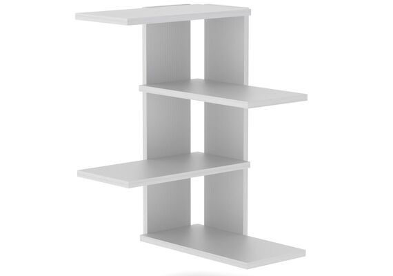 Полиця настінна кутова П-17, Колір: Німфея Альба 