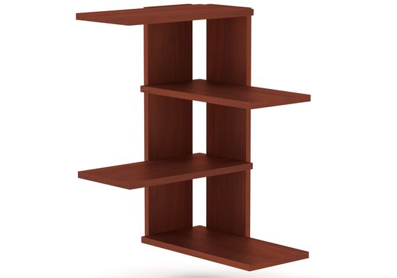 Полиця настінна кутова П-17, Колір: Яблуня 