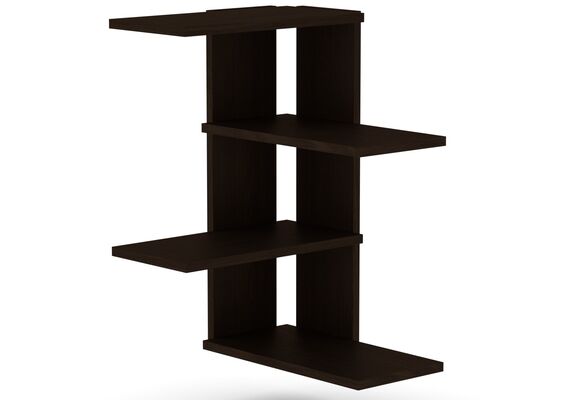 Полка настенная угловая П-17, Цвет: Венге 