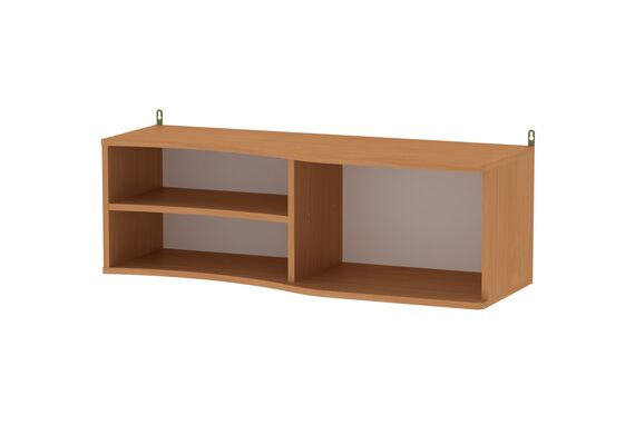 Полиця настінна П-1, Колір: Бук 