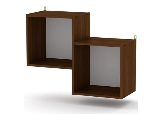 Полиця настінна П-2, Колір: Горіх 