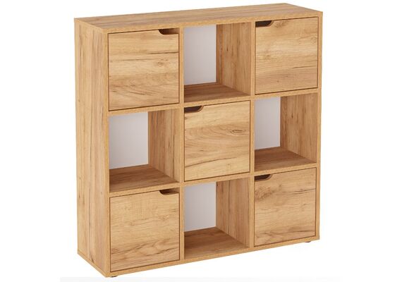 Полиця підлогова з шухлядами П-33, Колір: Дуб Крафт золотий 