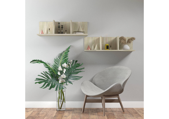 Полиця настінна П-30, Колір: Бук - фото 2