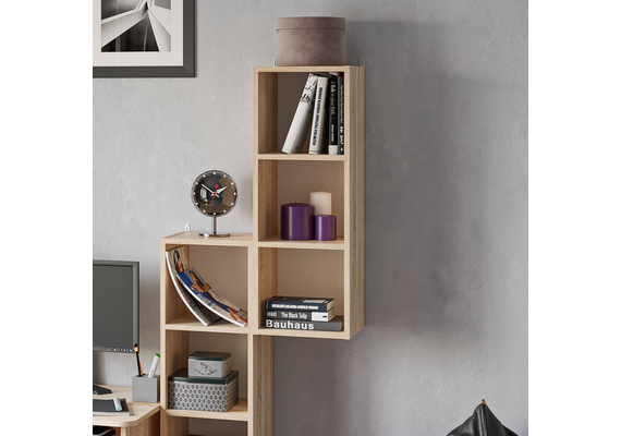 Полиця навісна вертикальна П-32, Колір: Вільха - фото 2