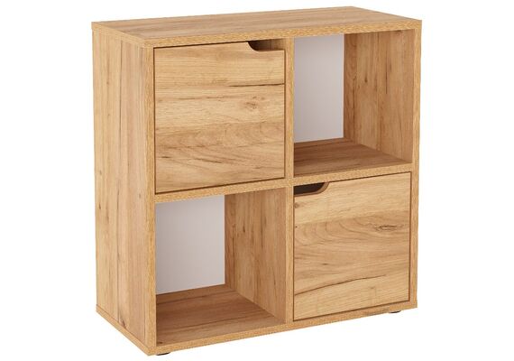 Полка напольная с ящиками П-35, Цвет: Дуб Крафт золотой 