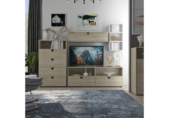 Тумба навесная МГ-7, Цвет: Дуб сонома комби - фото 3