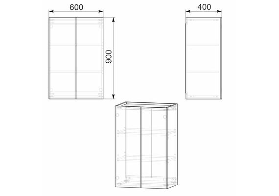 Тумба навісна-1 МГ-6, Колір: Вільха - фото 3