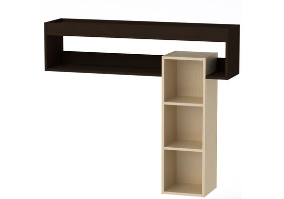 Тумба навісна-3 МГ-6, Колір: Венге комбі 