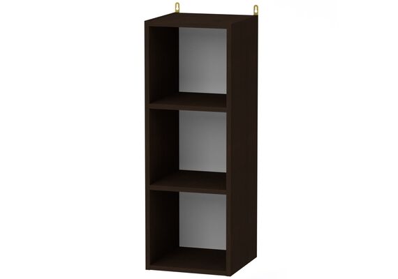 Полиця навісна вертикальна П-32, Колір: Венге 