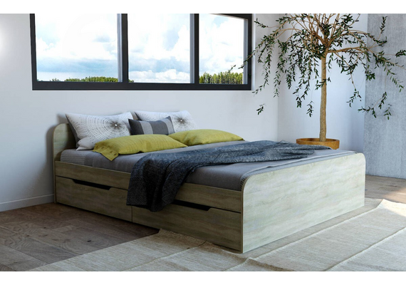 Кровать полуторная Виола-140, Цвет каркаса (скрытая хар. для вариаций): Бук - фото 2