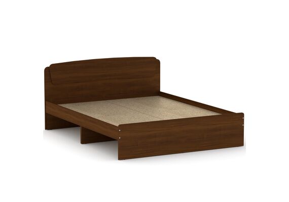 Ліжко двоспальне Класика-160, Колір каркасу (прихована хар. для варіацій): Горіх 