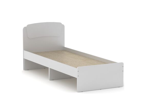 Ліжко односпальне Класика-80, Колір каркасу (прихована хар. для варіацій): Німфея Альба 