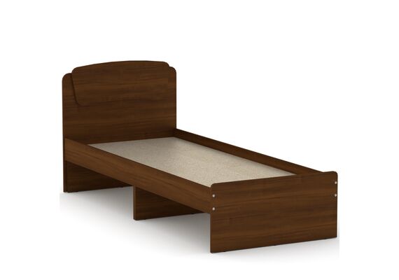 Ліжко односпальне Класика-80, Колір каркасу (прихована хар. для варіацій): Горіх 