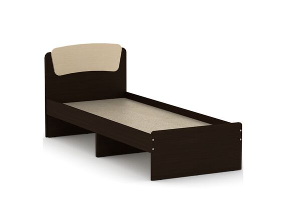 Ліжко односпальне Класика-80, Колір каркасу (прихована хар. для варіацій): Венге комбі 