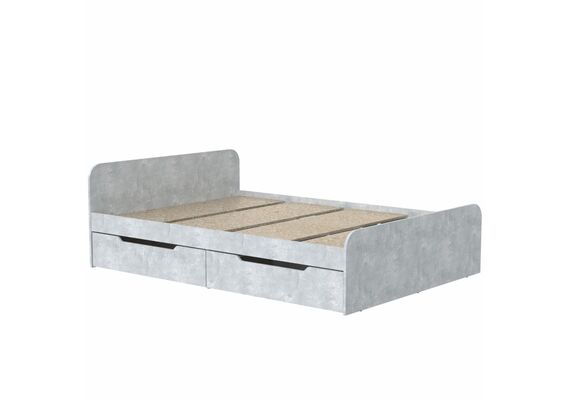 Ліжко полуторне Віола-140, Колір каркасу (прихована хар. для варіацій): Ательє світлий 