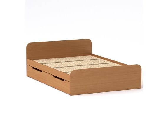 Кровать полуторная Виола-140, Цвет каркаса (скрытая хар. для вариаций): Бук 