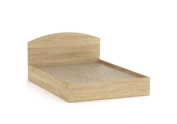 Ліжко двоспальне - 160, Колір каркасу (прихована хар. для варіацій): Дуб сонома 