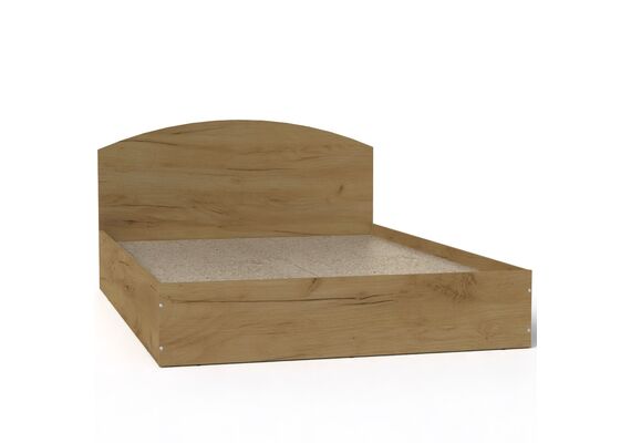 Ліжко двоспальне - 160, Колір каркасу (прихована хар. для варіацій): Дуб Крафт золотий 