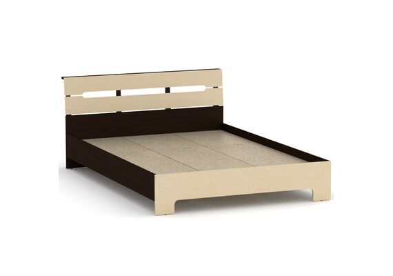 Кровать двуспальная Стиль-160, Цвет каркаса (скрытая хар. для вариаций): Венге комби 