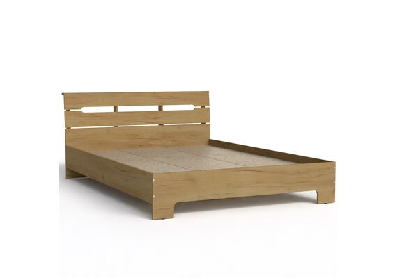 Кровать двуспальная Стиль-160, Цвет каркаса (скрытая хар. для вариаций): Дуб Крафт золотой 