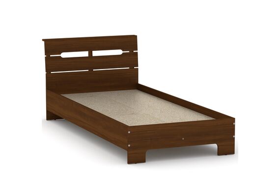 Ліжко односпальне Стиль-90, Колір каркасу (прихована хар. для варіацій): Горіх 