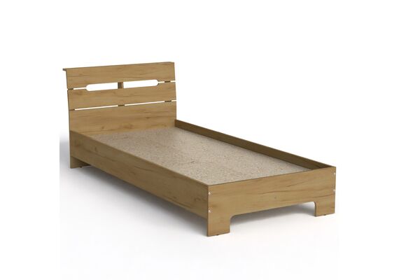 Ліжко односпальне Стиль-90, Колір каркасу (прихована хар. для варіацій): Дуб Крафт золотий 