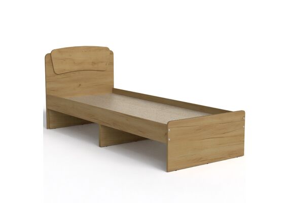 Ліжко односпальне Класика-80, Колір каркасу (прихована хар. для варіацій): Дуб Крафт золотий 