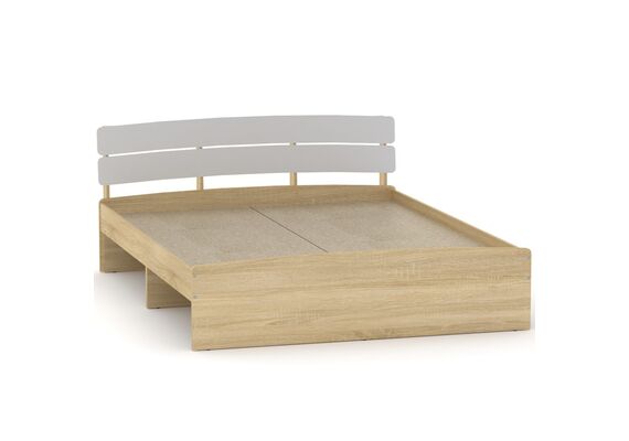 Ліжко полуторне Модерн-140, Колір каркасу (прихована хар. для варіацій): Дуб сонома комбі 