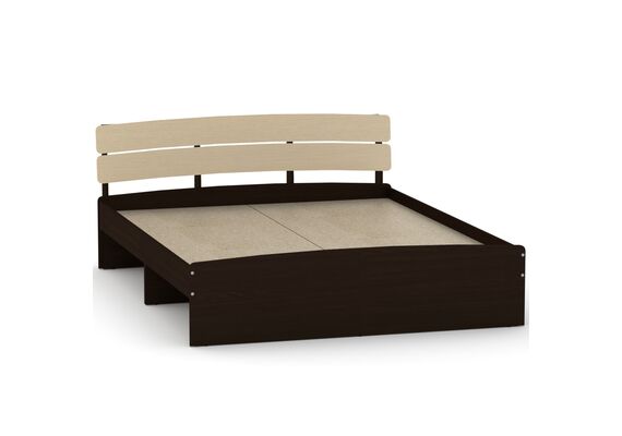 Ліжко полуторне Модерн-140, Колір каркасу (прихована хар. для варіацій): Венге комбі 