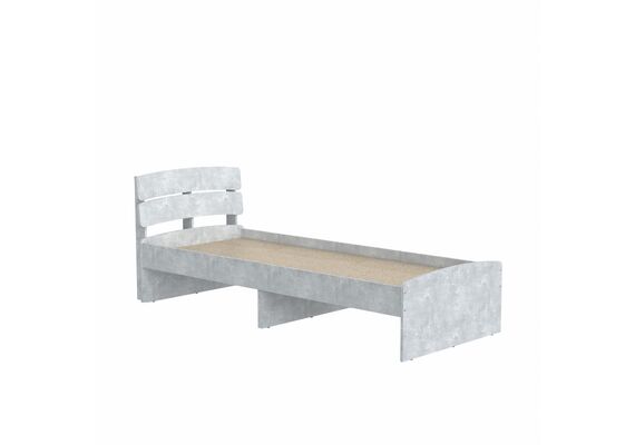 Ліжко односпальне Модерн-80, Колір каркасу (прихована хар. для варіацій): Ательє світлий 