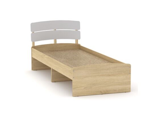 Ліжко односпальне Модерн-80, Колір каркасу (прихована хар. для варіацій): Дуб сонома комбі 