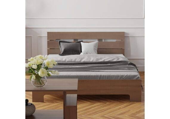 Кровать двуспальная Стиль-160, Цвет каркаса (скрытая хар. для вариаций): Венге комби - фото 2