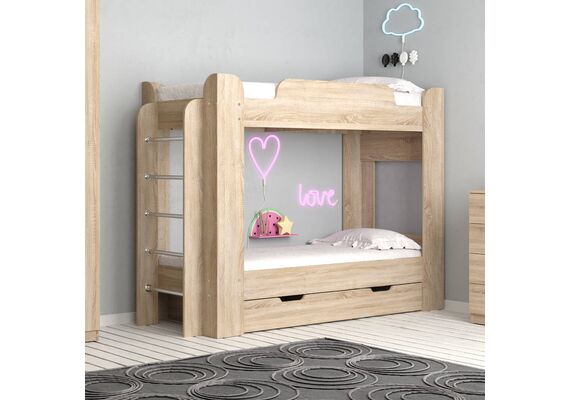 Кровать двухъярусная ТВИКС, Цвет каркаса: Ольха - фото 2