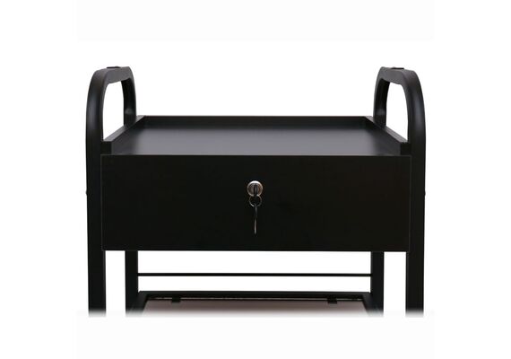 Візок медичний з шухлядою ISMED 2G BOX, Колір каркасу: Чорний - фото 2